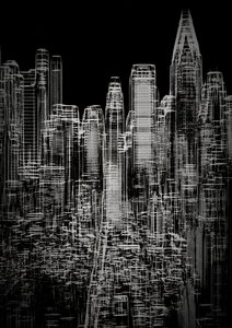 模型，2020年（黑白照片）。 作者 亚历克斯·卡明克