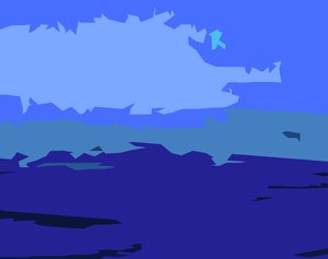 海景，2016年，（C-打印） 作者 亚历克斯·卡明克