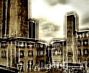 brown factory,2019,(mixed media) 作者 亚历克斯·卡明克