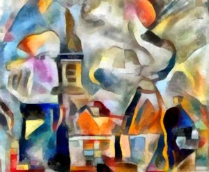 教堂，2017年，（混合媒体）