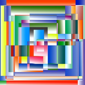 cityscape,2019,(gradient) 作者 亚历克斯·卡明克