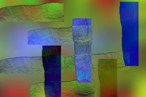 第14号作品，2019年，（混合媒体）。 作者 亚历克斯·卡明克