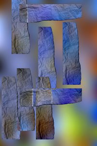 etude #6,2019,(mixed media) 作者 亚历克斯·卡明克
