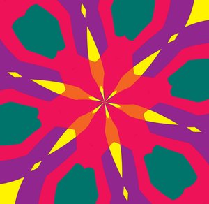 花 #10,2019,(混合媒体) 作者 亚历克斯·卡明克
