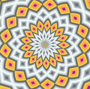 flowers #11,2019,(gradient) 作者 亚历克斯·卡明克