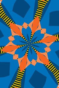 花 #15,2019,(混合媒体) 作者 亚历克斯·卡明克