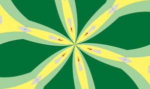 花 #30,2019,(混合媒体) 作者 亚历克斯·卡明克