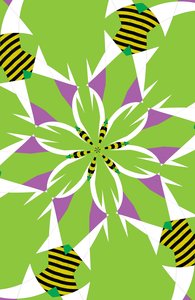 花 #3,2019,(混合媒体) 作者 亚历克斯·卡明克