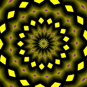 flowers #5,2019,(gradient) 作者 亚历克斯·卡明克