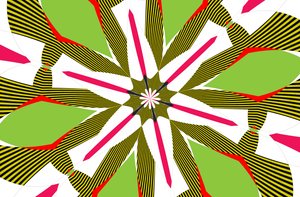 花 #5,2019,(混合媒体) 作者 亚历克斯·卡明克