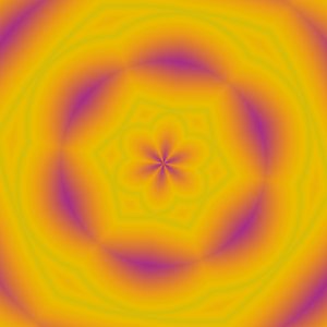 flowers #6,2019,(gradient) 作者 亚历克斯·卡明克
