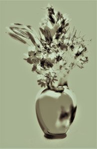 green still life,2019,(mixed media) 作者 亚历克斯·卡明克