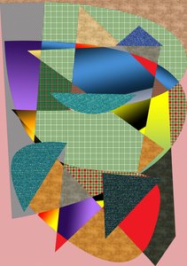 landscape #2,2019,(mixed media) 作者 亚历克斯·卡明克