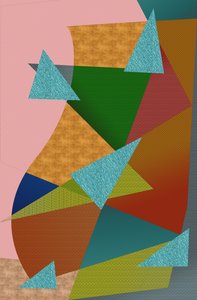 landscape #27,2019,(mixed media) 作者 亚历克斯·卡明克