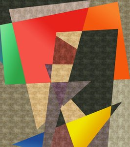 landscape #35,2019,(mixed media) 作者 亚历克斯·卡明克