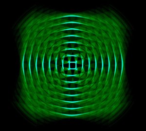 optical geometric in green,2017,(mixed media) 作者 亚历克斯·卡明克