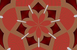 ornament #20,2019,(mixed media) 作者 亚历克斯·卡明克