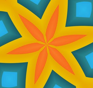 starfish,2019,(gradient) 作者 亚历克斯·卡明克