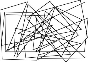 string-line as a cubism,2017,(mixed media) 作者 亚历克斯·卡明克