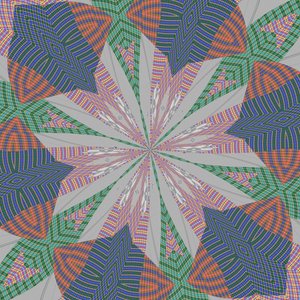 symmetry #32,2019,(mixed media) 作者 亚历克斯·卡明克