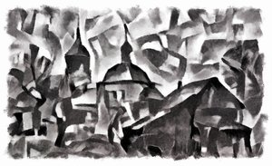 view（black）＃1,2016， 作者 亚历克斯·卡明克