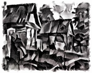 view（black）＃2,2016， 作者 亚历克斯·卡明克