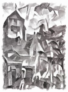 查看（黑色）＃6,2016， 作者 亚历克斯·卡明克