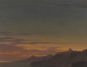 一天的结束-海岸日落 作者 亚历山大·科曾斯