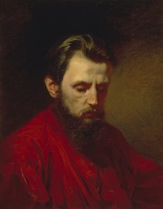 画家Vyacheslav Grigoryevich Schwarz的肖像1838-1869，1870年