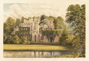 英格兰沃里克郡盖斯克利夫。1880年（雕刻） 作者 亚历山大·弗朗西斯（后）莱登