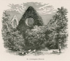 Dryburgh修道院，圣凯瑟琳的窗口 作者 亚历山大·弗朗西斯·莱登