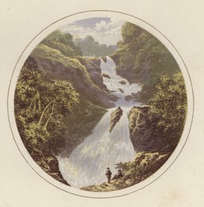 英国湖风景的Frontispiece例证 作者 亚历山大·弗朗西斯·莱登