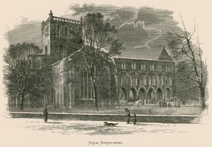 Jedburgh Abbey，来自东北部 作者 亚历山大·弗朗西斯·莱登
