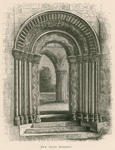 Jedburgh Abbey，新南门口 作者 亚历山大·弗朗西斯·莱登