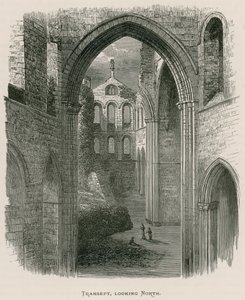 Transept的Kirkstall修道院，向北看 作者 亚历山大·弗朗西斯·莱登