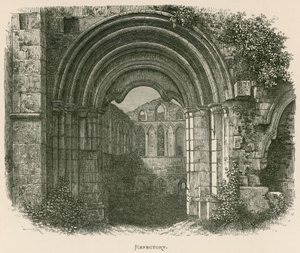 Rievaulx Abbey，Refectory 作者 亚历山大·弗朗西斯·莱登