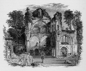 南Transept，Netley修道院，c1880，1897年 作者 亚历山大·弗朗西斯·莱登