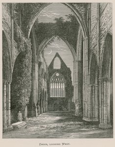 Tintern Abbey，合唱团，向西看 作者 亚历山大·弗朗西斯·莱登