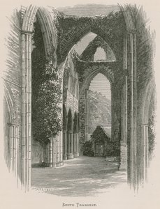 Tintern修道院，南Transept 作者 亚历山大·弗朗西斯·莱登