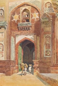 阿格拉堡（Agra Fort）-德里门内，大约1880年，1905年。