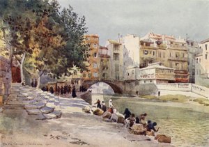 纳博讷，"Le Canal Des Deux Mers"（彩色石版画） 作者 亚历山大·亨利·哈勒姆·默里