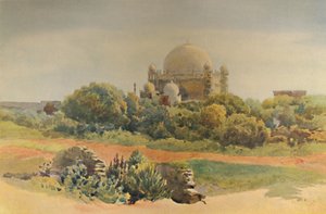 盖布尔·古巴兹（Gol Gumbaz），比贾普尔（Bijapur），约1880年-1905年。