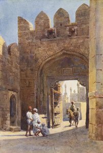 比哈普尔的Shahpur Gate 作者 亚历山大·亨利·哈勒姆·默里