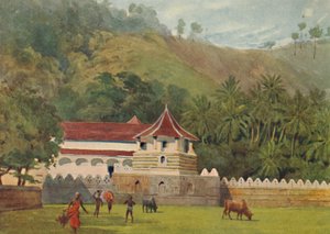 康提牙齿神庙-外观，c1880 1905。 作者 亚历山大·亨利·哈勒姆·默里