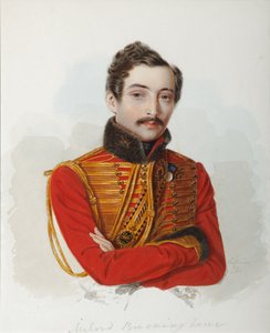 弗拉基米尔·德米特里耶维奇·巴卡耶夫（Vladimir Dmitrievich Bakaev）肖像1810-1871年，1839年