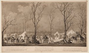 1814年3月，在巴黎香榭丽舍大街上的哥萨克人的野兽，1814年
