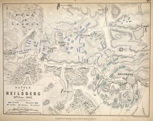 Heilsberg地图，由威廉·布莱克伍德和儿子出版，爱丁堡和伦敦，1848年（手工彩色雕刻）