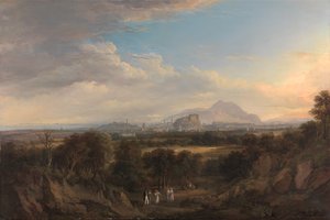 从西部看爱丁堡，1822年至1826年。 作者 亚历山大·纳斯米斯