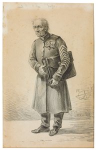 1837年，俄罗斯帝国军队的一名退伍军人