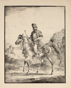 波斯骑马，1820年